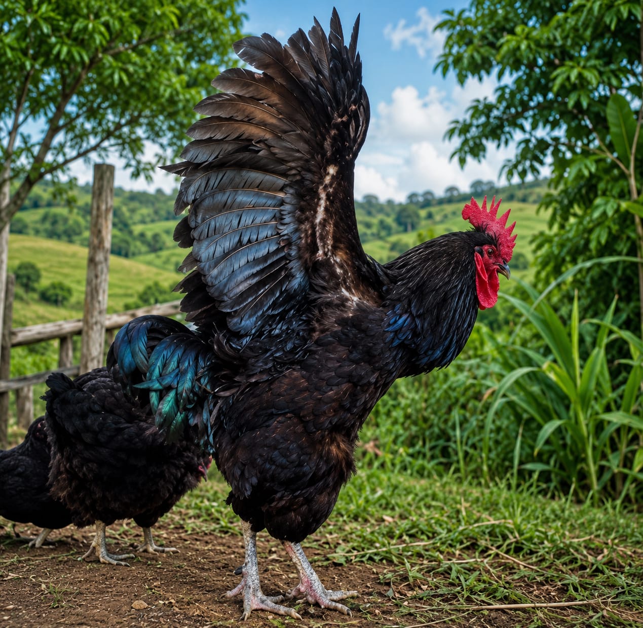 Galo Gigante Negro de Jersey
