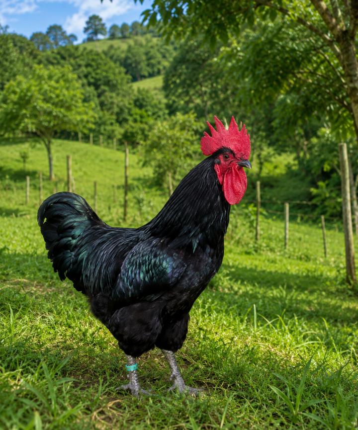 Galo Gigante Negro de Jersey